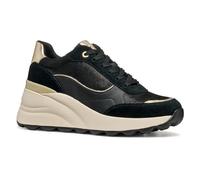 Geox Women D Spherica Ec13 Sneaker, Black, 5 UK
