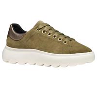 Geox Women D Spherica Ec4.1 Sneaker, Green, 7.5 UK