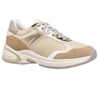 Geox Women D Zarvia A Sneaker, Papyrus White, 7.5 UK