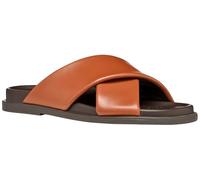 Geox Womens Adelash B Flat Sandal, Brick, 7.5 UK