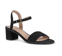 Geox Womens Aurely 50 B Sandals, Black, 4.5 UK