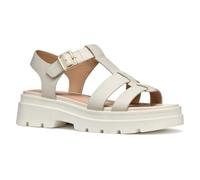 Geox Women's D ADACTER S B Flat Sandal, Lt Sand, 6 UK