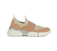 Geox Women's D Adacter W B Sneaker, Sand Dk Skin, 5 UK