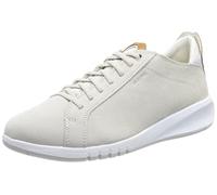 Geox Women's D Aerantis Trainers, Off White Camel, 5 UK
