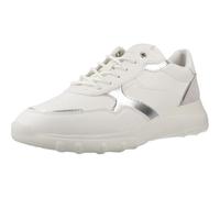 Geox Women's D ALLENIEE A Sneaker, Optic White/Off Whit, 4 UK