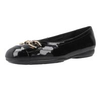 Geox Women's D Annytah A Ballet Flat, Black, 4.5 UK
