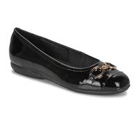 Geox Women's D Annytah A Ballet Flat, Black, 5 UK