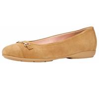 Geox Women's D ANNYTAH A Ballet Flat, Cognac, 39.5 EU