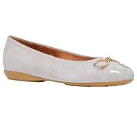 Geox Women's D Annytah A Ballet Flat, Rock Lt Grey, 4 UK