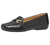 Geox Women's D ANNYTAH MOC B Moccasin, Black, 39.5 EU