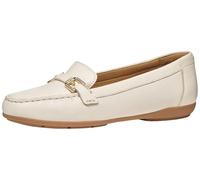 Geox Women's D ANNYTAH MOC B Moccasin, Papyrus, 38.5 EU