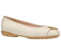 Geox Women's D ANNYTAH W A Ballet Flat, Papyrus, 7.5 UK