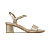 Geox Women's D Aurely 50 B Heeled Sandal, Gold, 4.5 UK