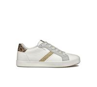 Geox Women's D Blomiee C Trainers, Optic White Silver, 4 UK