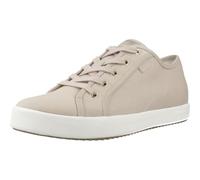 Geox Women's D BLOMIEE E Sneaker, Beige/Lt Gold, 7.5 UK