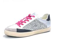 Geox Women's D Blomiee I Sneaker, Silver Rock, 6 UK