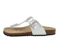 Geox Women's D Brionia K Flip Flop, Silver, 2 UK