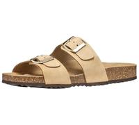 Geox Women's D BRIONIA L Flat Sandal, LT Taupe, 37 EU