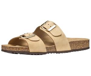 Geox Women's D Brionia L Flat Sandal, Lt Taupe, 7.5 UK