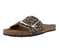 Geox Women's D BRIONIA R A Flat Sandal, Natural, 38 EU