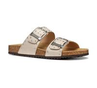 Geox Women's D BRIONIA R I Flat Sandal, Papyrus, 3 UK
