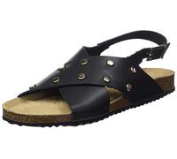 Geox Women's D Brionia Sandal, Black, 3 UK