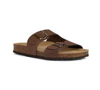 Geox Women's D Brionia Sandal, coffee, 7.5 UK
