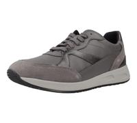Geox Women's D BULMYA A Sneaker, DK Grey/Gun, 5 UK