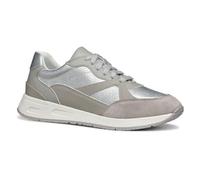 Geox Women's D BULMYA A Sneaker, Silver, 4 UK