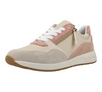 Geox Women's D BULMYA B Sneaker, Papyrus/Lt Taupe, 6 UK
