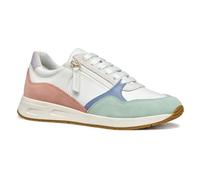 Geox Women's D BULMYA B Sneaker, White/Mint, 6 UK