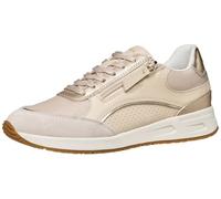 Geox Women's D BULMYA B Trainers, Papyrus/LT Gold, 37 EU