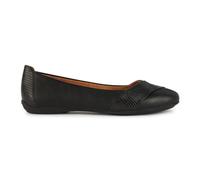 Geox Women's D Charlene A Ballet Flat, Black, 3 UK