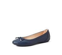 Geox Women's D Charlene B Ballet Flat, Navy, 7 UK