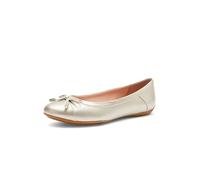 GEOX Womens Charlene Ballerina Shoes Light Gold 38