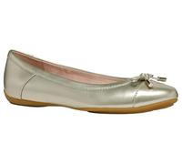 Geox Women's D Charlene C Ballet Flat, Lt Gold, 7.5 UK