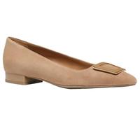 Geox Women's D Charyssa C Ballet Flat, Mud, 4 UK