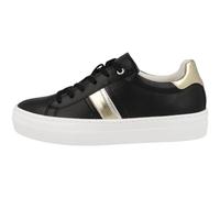 Geox Women's D Claudin A Sneaker, Black Platinum, 6 UK