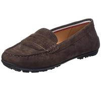 Geox Women's D Cosmopolis + Grip Moccasin, Coffee, 4.5 UK
