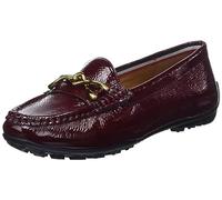 Geox Women's D Cosmopolis + Grip Moccasin, Dk Burgundy, 7 UK