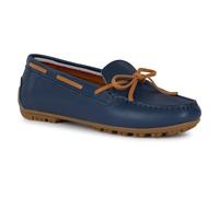 Geox Women's D Cosmopolis + Grip Moccasin, Navy Camel, 7 UK