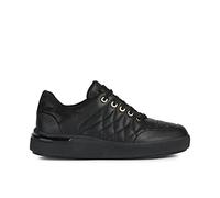 Geox Women's D Dalyla B Sneakers, Black, 4 UK