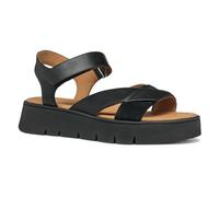 Geox Women's D DANDRA 40 B Sandal, Black, 7.5 UK