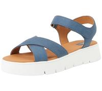 Geox Women's D Dandra 40 C Wedge Sandal, Avio, 7 UK