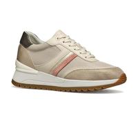 Geox Women's D DESYA A Sneaker, Lt Taupe/Lt Gold, 7.5 UK