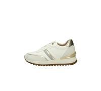 Geox Women's D Desya Sneaker, White Off White, 4 UK
