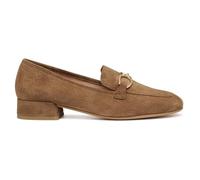 Geox Women's D Dhyalma Loafer, Brown, 38.5 EU, Brown, 5.5 UK