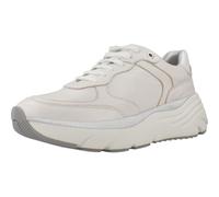 Geox Women's D Diamanta A Sneaker, Off White Wht, 7 UK