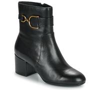 Geox Women's D Eleana B Ankle Boot, Black, 4 UK