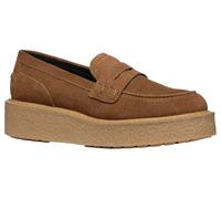 Geox Women's D Elidea A Moccasin, Dk Camel, 7 UK